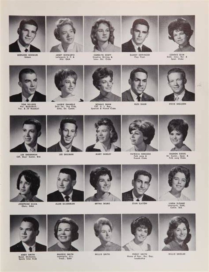 Tom Selleck High School Photo
