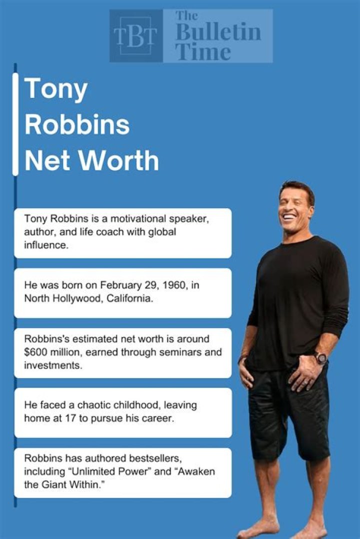 Tony Robbins Biography, Net Worth, Age, Height, Weight, Girlfriend