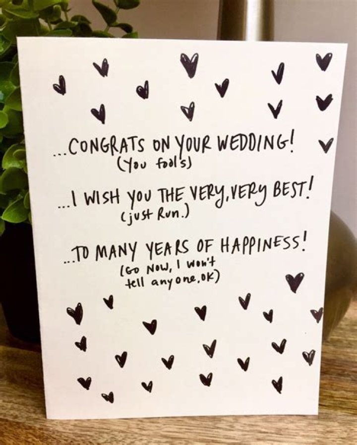 Top 26+ Wedding Wishes Funny Wedding cards handmade