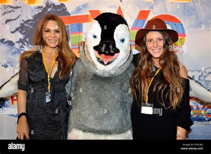 Tottie Goldsmith und ihre Tochter Layla LeeCurtis 'Happy Feet Two