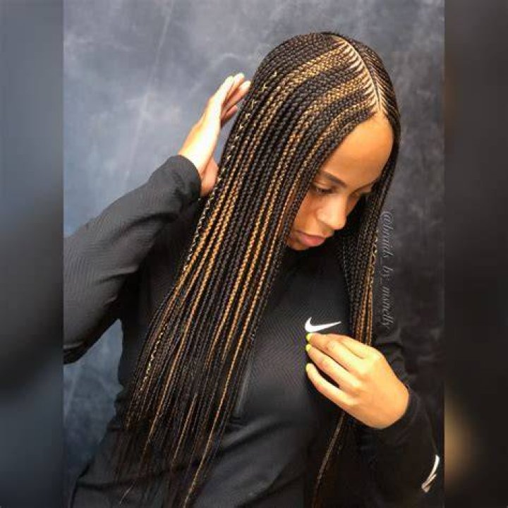 Tribal, Lemonade Braids, Small And neat braids, Feeder goddess braids