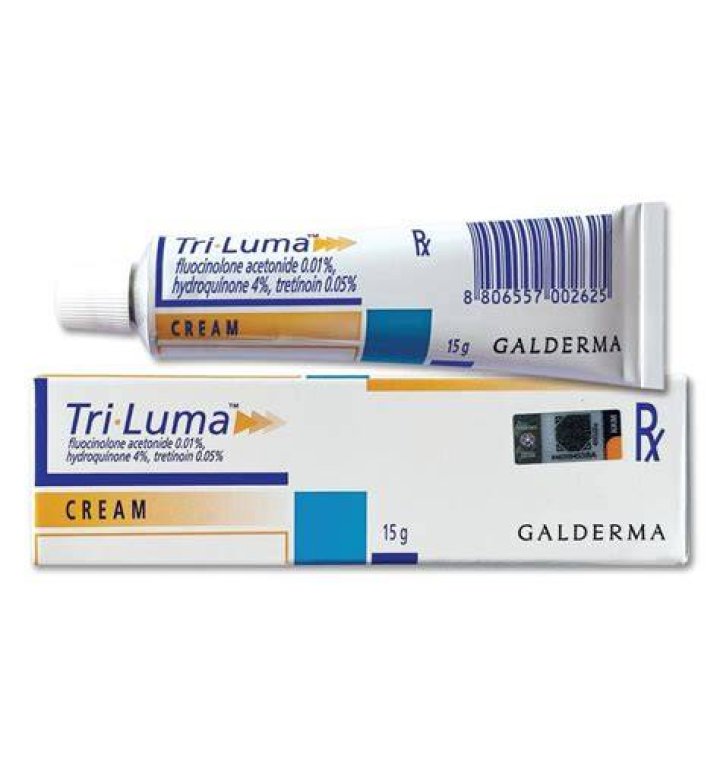 TriLuma&reg; Cream [Hydroquinone 4 + Tretinoin 0.05 + Fluocinolone 0.01