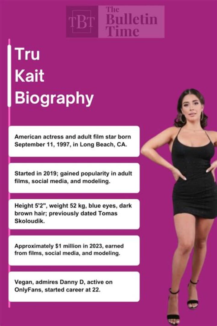 Tru Kait Biography Net Worth Wiki Videos And New Updates My XXX Hot Girl