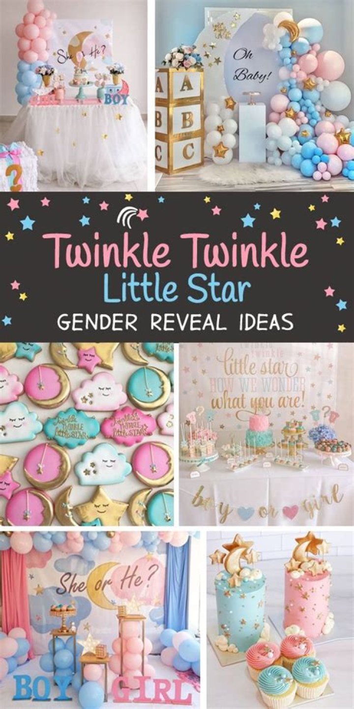 Twinkle Little Star Gender Reveal Layer Cake Classy Girl Cupcakes