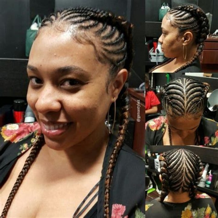 Two special feed in braids Two braid hairstyles, Cool braids, Feed in