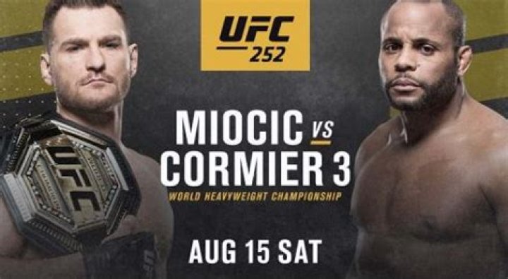 UFC 252 Stipe Miocic vs. Daniel Cormier 3 live results & highlights