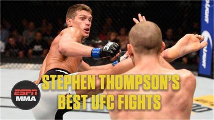 UFC fighters Stephen Wonderboy Thompson and Chris Weidman LadyBoners