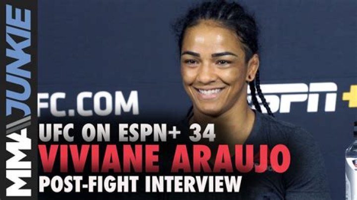 UFC on ESPN+ 34 Viviane Araujo postfight interview MMA Junkie