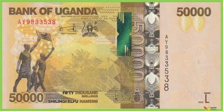 Uganda 50000 Shillings, 2022, P54f, UNC eBay