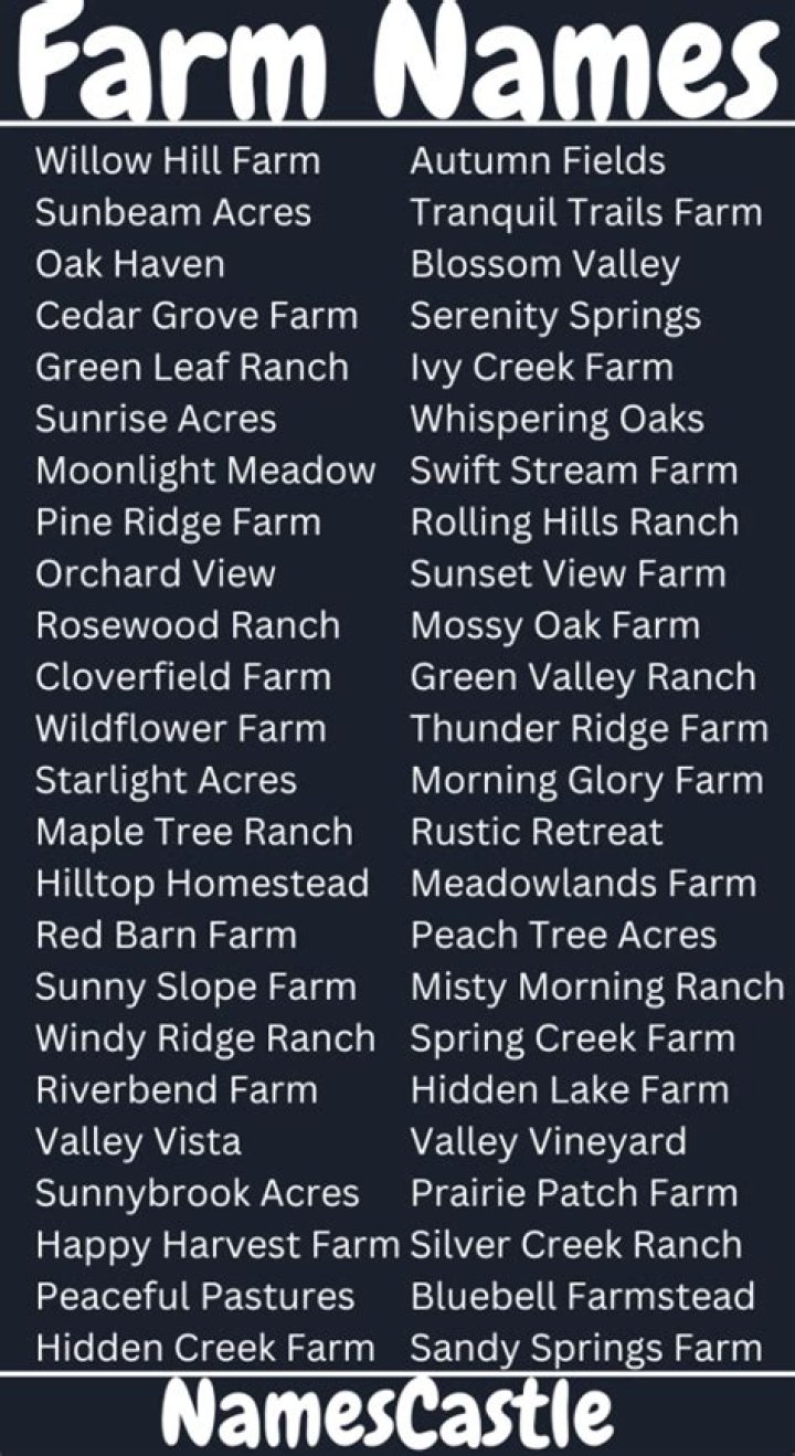 Unique Farm Names To Try In Stardew Valley Stardew Guide Sexiz Pix
