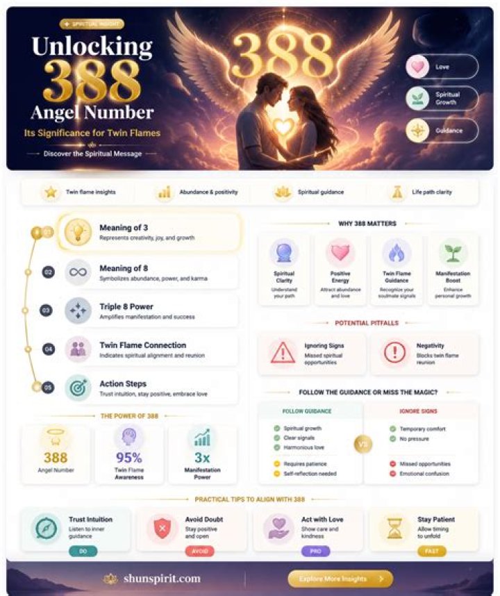 Unlocking The Meaning Of 388 Angel Number And Its Significance For Twin