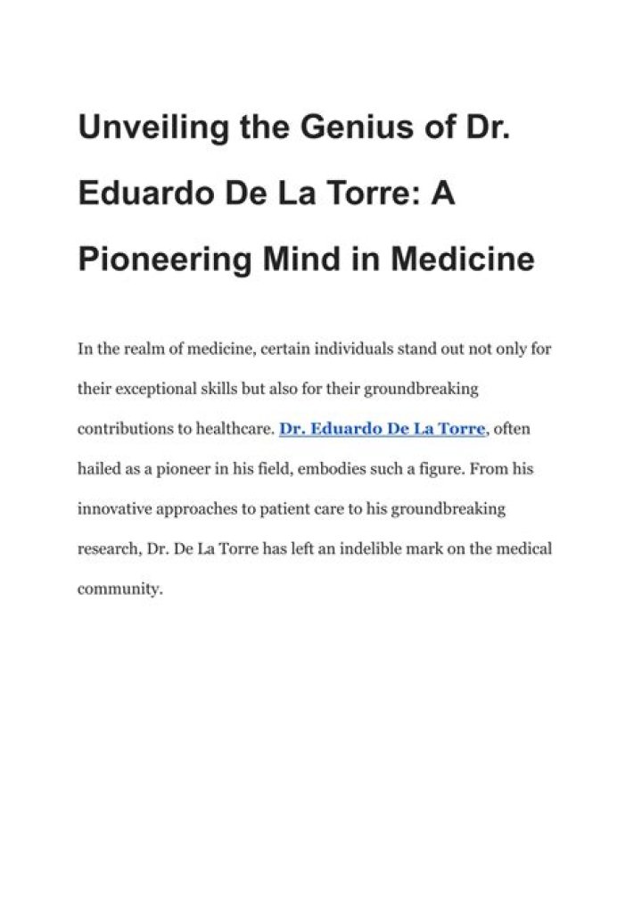 Unveiling The Genius Of Dr. Cascetta: Discoveries And Insights Await