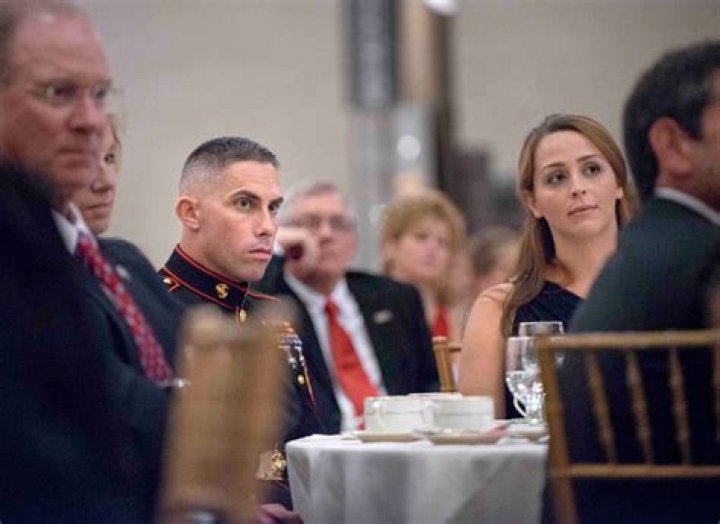 U.S. Marine Sgt. David Tupper and his wife Caroline PICRYL Public