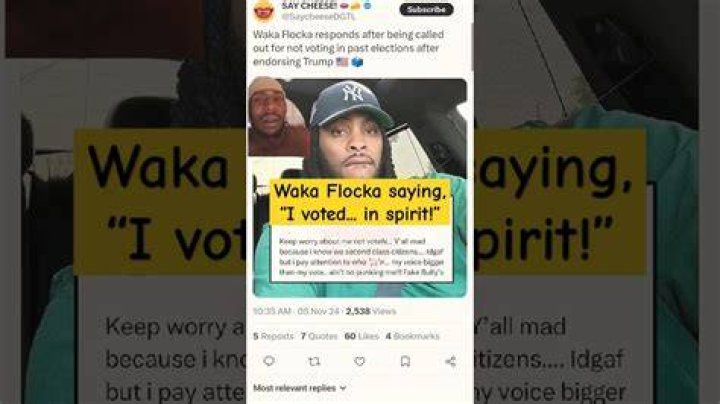 Waka Flocka Responds After Being Called A Hypocrite For Supporting