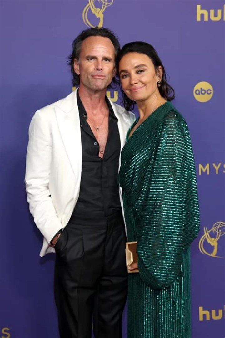 Walton Goggins and Nadia Conners attending the US Premiere of Tomb