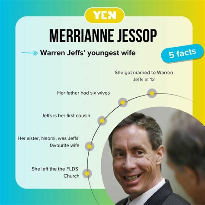 Warren Jeffs Youngest Wife Where Is Merrianne Jessop Now? Age And