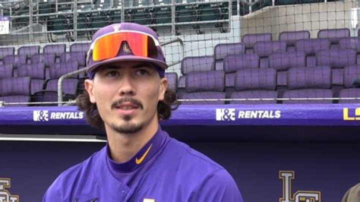 WATCH LSU Jordan Thompson, infielder Tiger Baseball media day 2023