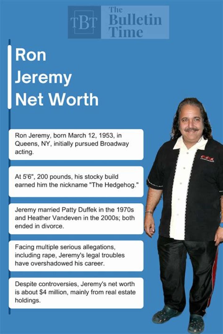 What is Ron Jeremy Net Worth? Wiki, Wife, Age, Height, Movies, Parents
