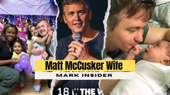 Who is Matt McCusker Wife? Know Everything About Her