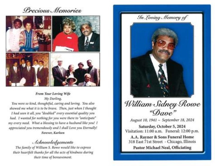 William James Rowe Obituary Cornwall, ON