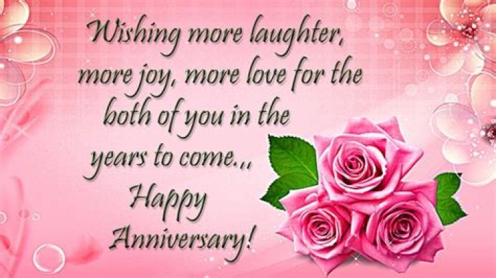 Wishes Happy Anniversary Both Of You And Lots Of Love Marriage Happy