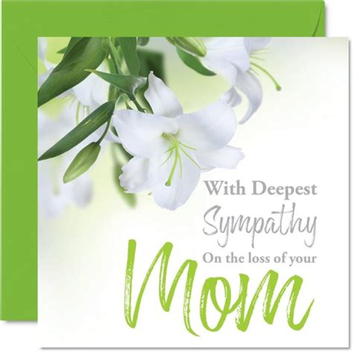 With Deepest Sympathy Card WHEN You LOOSE Someone LOSS Of SISTER