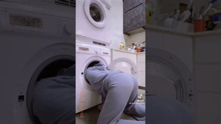 Woman stuck in a washing machine Boing Boing