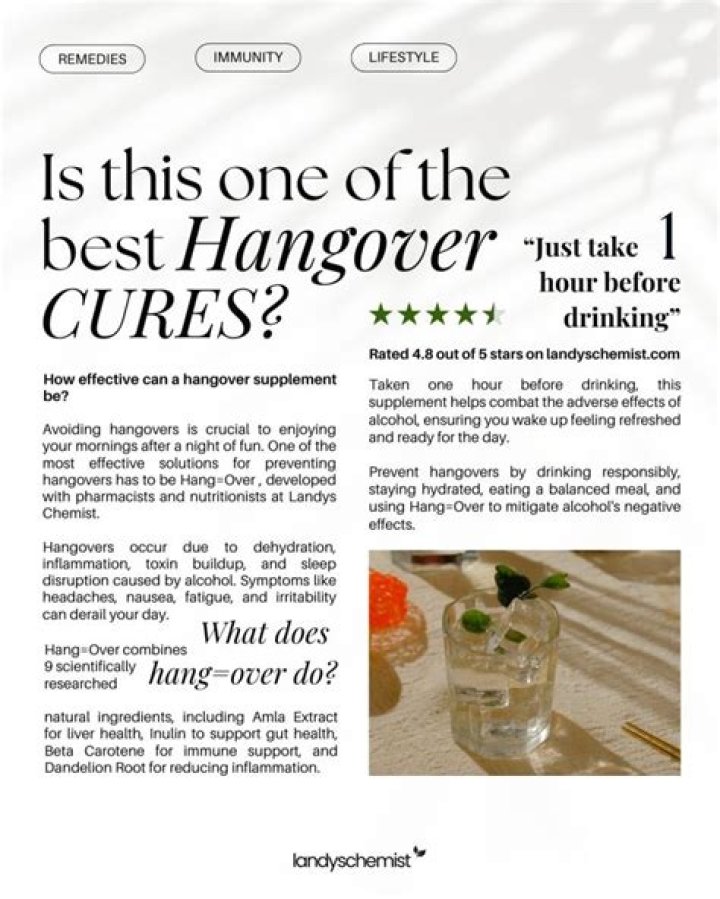 World&rsquo;s Best Hangover Cure? &mdash; Information is Beautiful