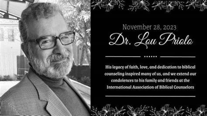 Writer Lou Priolo Death Cause And Obituary Family Mourns