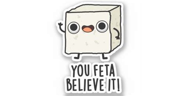 You Feta Brielieve It Cute Cheese Pun Classic Round Sticker Zazzle